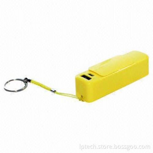 Unique Design Waterproof 2,600mAh Capacity Emergency Portable Power Supply Lighter Adapters, 5V